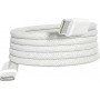 4smarts RollUp Magnetisches USB-C-auf-USB-C-Kabel, 1,5 m, Weiß