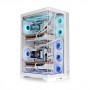Thermaltake CAPO X Snow Full Tower PC-Gehäuse, Weiß