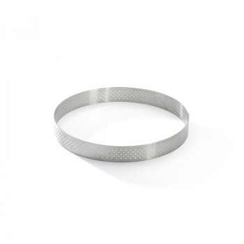 De Buyer Perforierter Runder Tarte-Ring aus Edelstahl, 12,5 cm (3099.05)