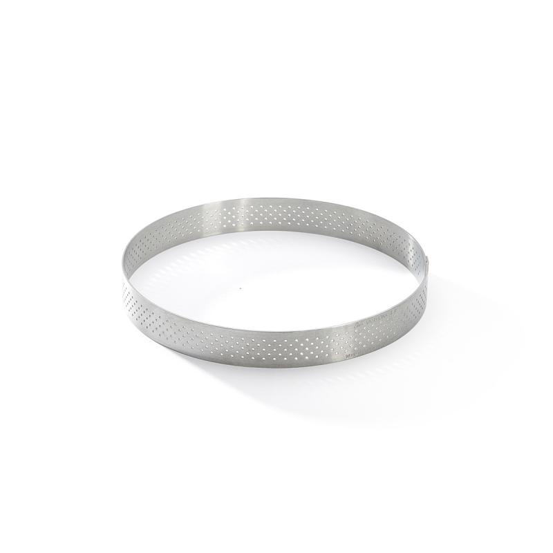 De Buyer Perforierter Runder Tarte-Ring aus Edelstahl, 12,5 cm (3099.05)