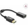 Delock Aktiver DisplayPort 1.4 auf HDMI Adapter, 4K 60 Hz, HDR