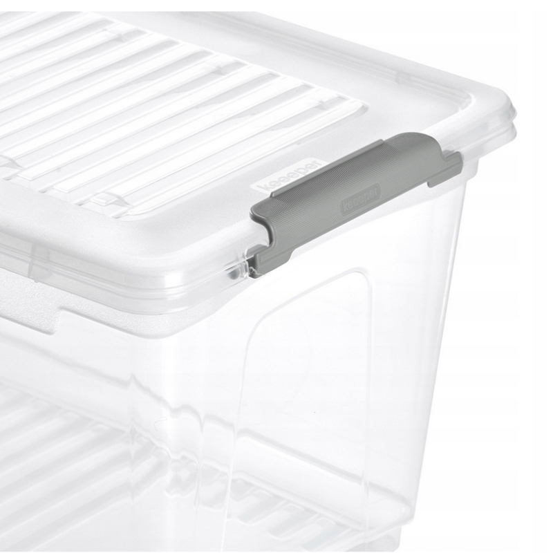 keeeper Leonie Clip-Box mit Deckel, 5,4 L, Transparent (1115700100000)