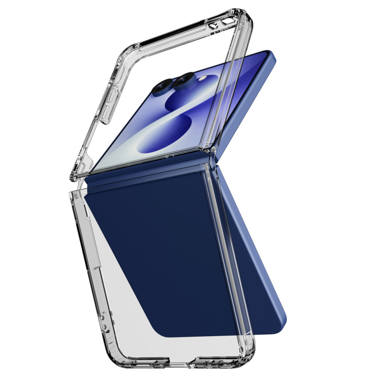 Cellularline Impact Clear Hülle für Samsung Z Flip 8