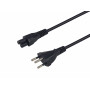 Equip Netzkabel Swiss T12 auf IEC C5, 1,8 m, Schwarz, PVC