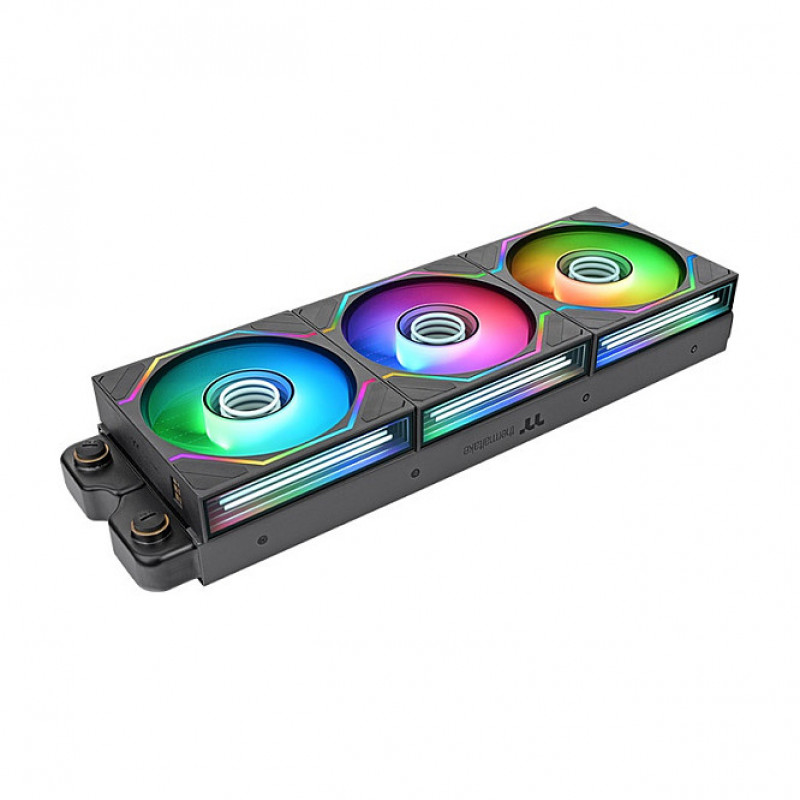 Thermaltake SWAFAN INFINITY EX14 ARGB Sync 140 mm Gehäuselüfter, Schwarz, 3er-Pack