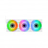 Thermaltake SWAFAN INFINITY EX14 ARGB Sync 140 mm Gehäuselüfter, Weiß, 3er-Pack
