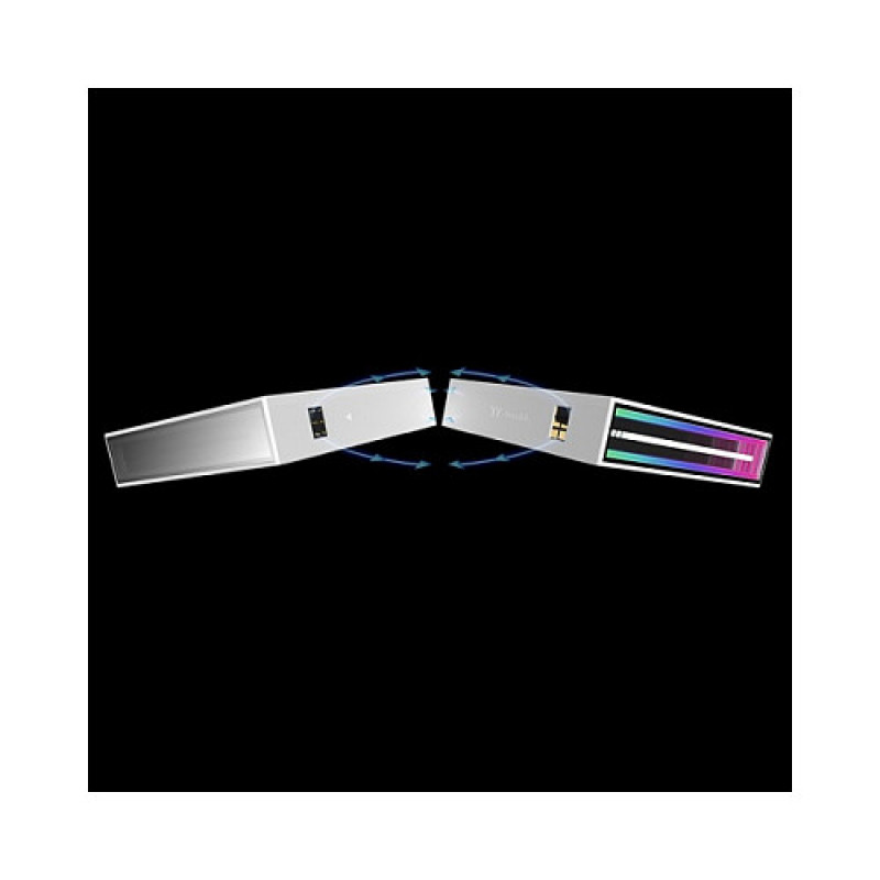 Thermaltake SWAFAN INFINITY EX14 ARGB Sync 140 mm Gehäuselüfter, Weiß, 3er-Pack