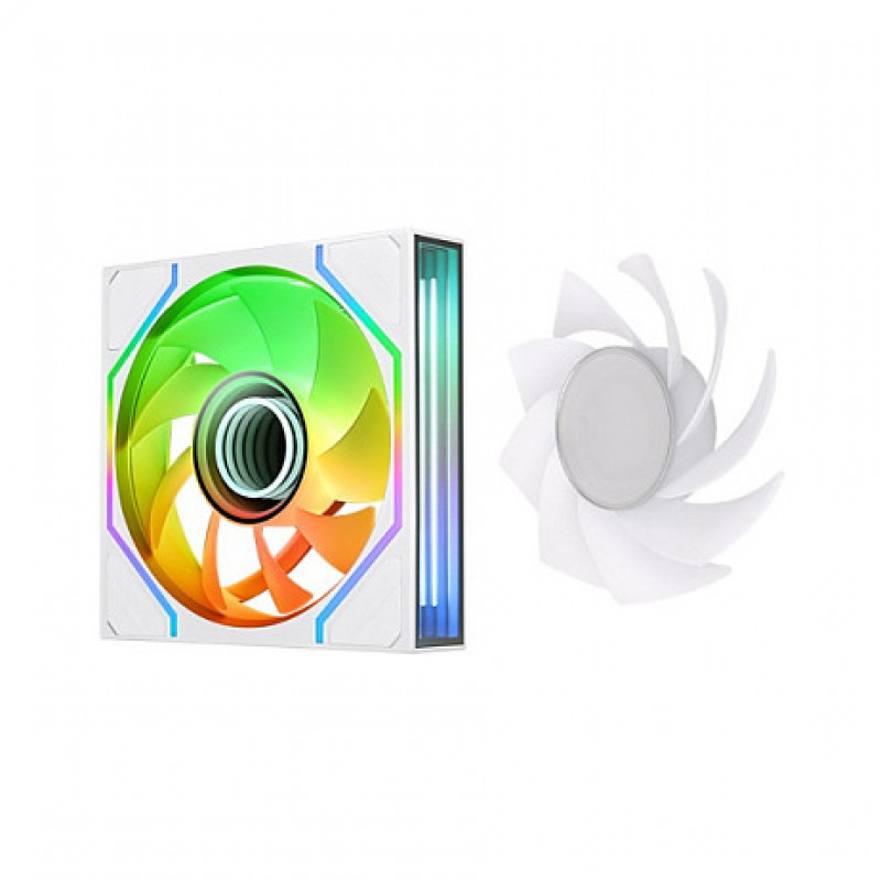 Thermaltake SWAFAN INFINITY EX14 ARGB Sync 140 mm Gehäuselüfter, Weiß, 3er-Pack