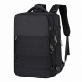 Extralink Black Forest KM06 Reise-Laptop-Rucksack 45x20x30 cm, Schwarz