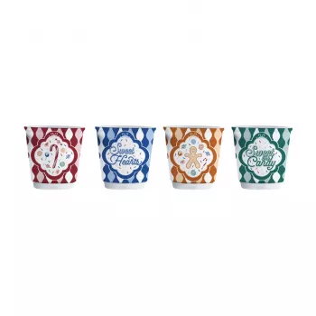 Bialetti NCANDY010 Tassen-Set, 4 Stk.