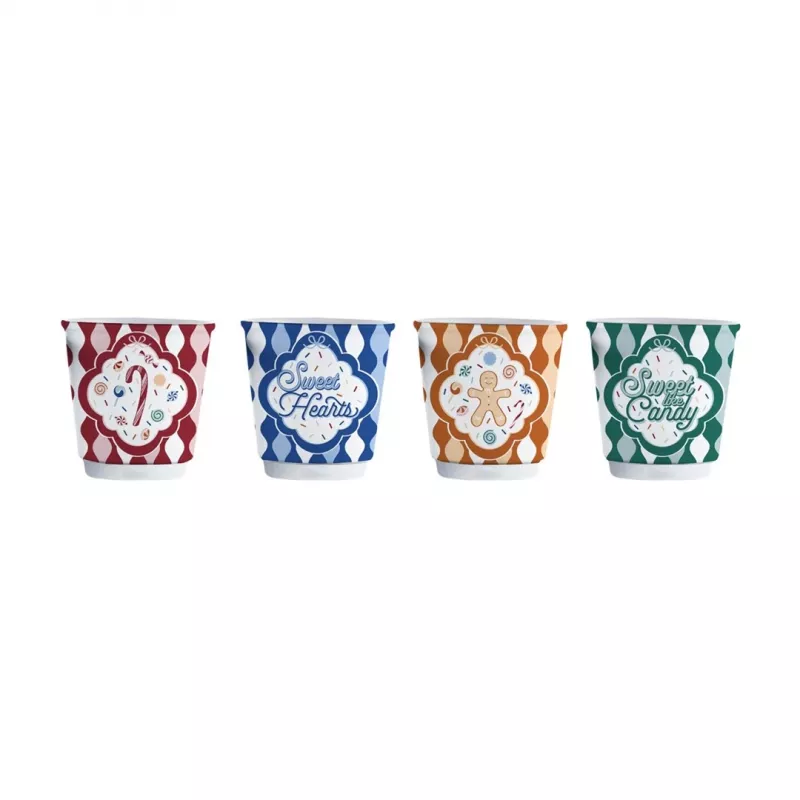 Bialetti NCANDY010 Tassen-Set, 4 Stk.