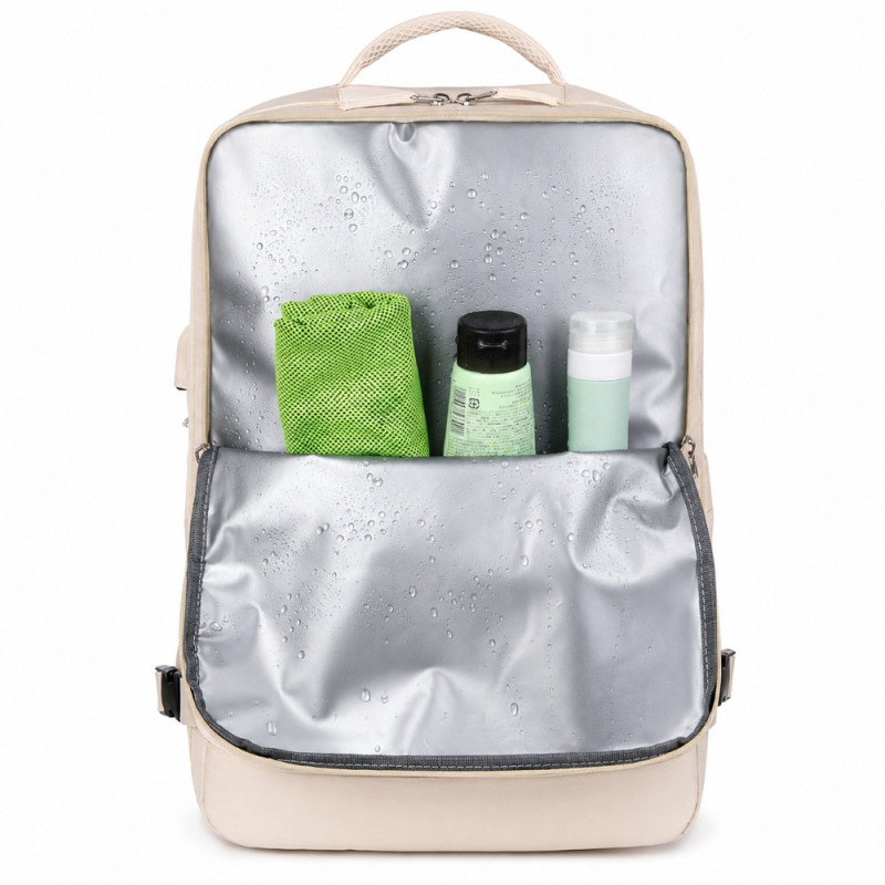 Extralink Black Forest KM06 Reise-Laptop-Rucksack 45x20x30 cm, Beige