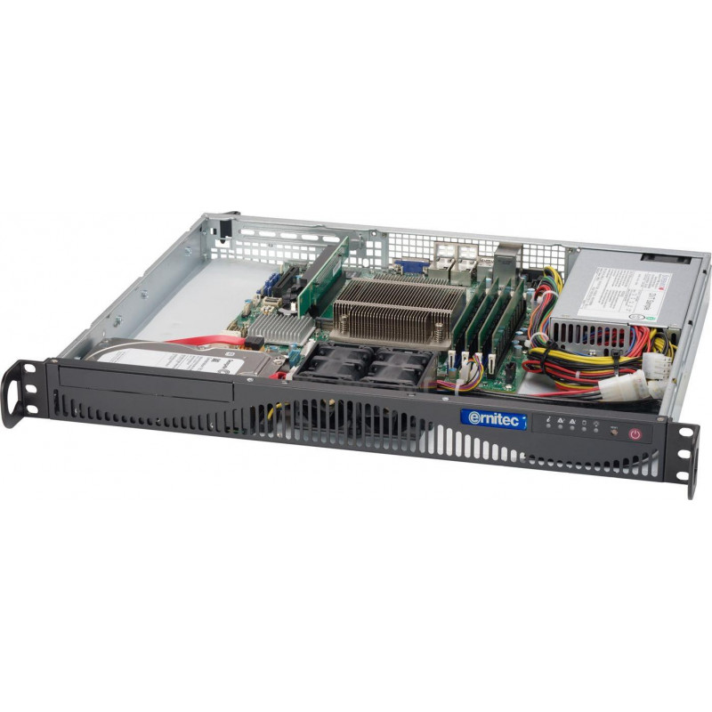 Ernitec SR-1C7 1U Rackmount Server - Intel Core i7-12700, 16GB RAM, Windows 11 Pro