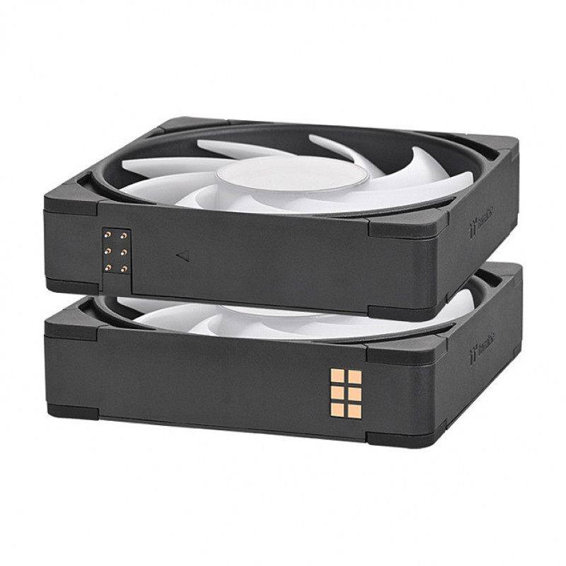 Thermaltake CT140 EX INFINITY ARGB Sync 140 mm Gehäuselüfter, Schwarz, 3er-Pack