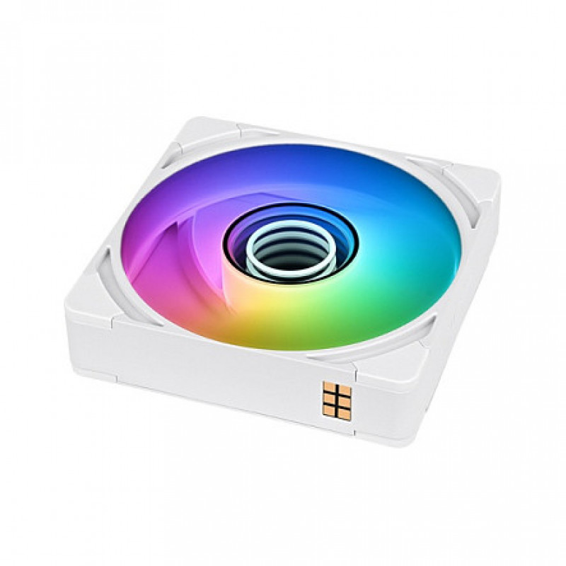 Thermaltake CT140 EX INFINITY ARGB Sync 140 mm Gehäuselüfter, Schneeweiß, 3er-Pack