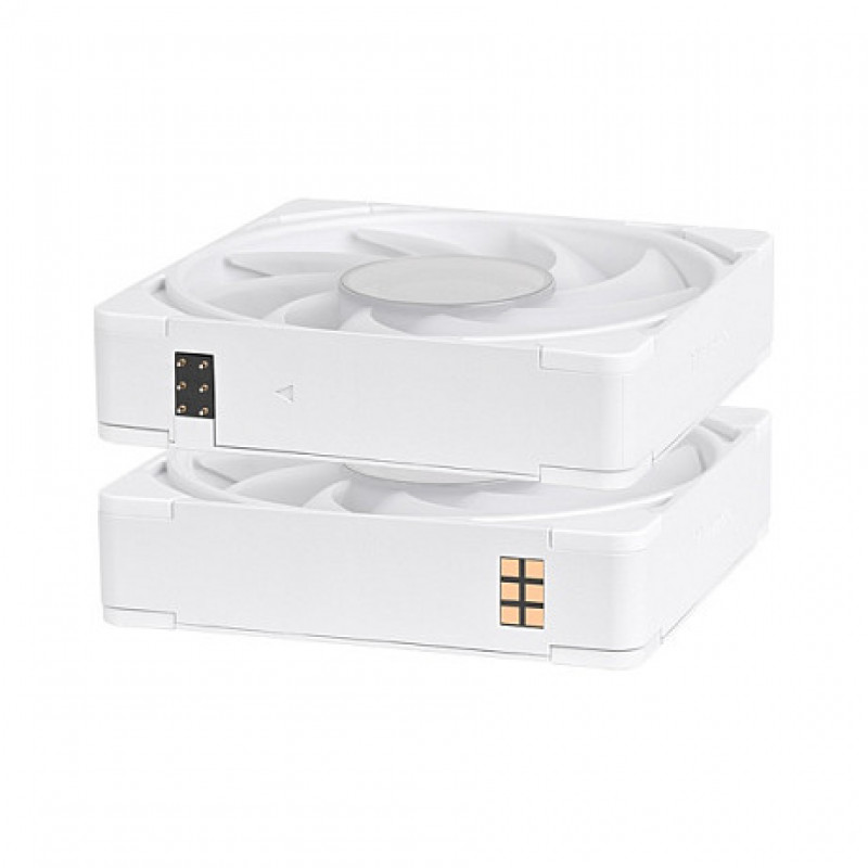 Thermaltake CT140 EX INFINITY ARGB Sync 140 mm Gehäuselüfter, Schneeweiß, 3er-Pack