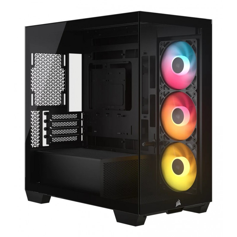Corsair 2800X RS-R ARGB Panoramaglas Micro-ATX Computergehäuse, Schwarz