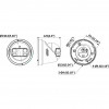 Hikvision DS-2CD2343G2P-LISU/SL 4MP 180° Panorama-Dome-IP-Kamera, Schwarz