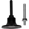 Bosch 2608000857 Stützteller, 50 mm, Quick Lock, Schwarz (für GWG 12V-50 S Professional)