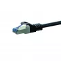 DSIT Cat6a S/FTP Patchkabel, 50 m, Schwarz, LSZH