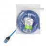 Logilink Cat6a U/UTP Patchkabel RJ45, 1 m, Blau, LSZH