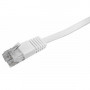 Logilink Flaches Cat5e U/UTP Patchkabel RJ45, 3 m, Weiß