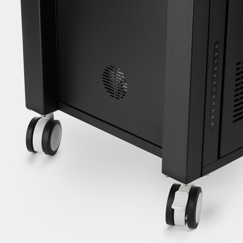 Formcase TransformerCart T36PD Perf. Plus Tragbarer Geräteverwaltungswagen Schwarz
