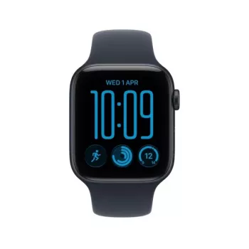Apple Watch SE 3 GPS 40 mm Aluminiumgehäuse Mitternacht mit Sportarmband Blau – S/M