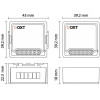 OXT T210GL WLAN-Tuya-Garagentor-Modul, ohne Sensor