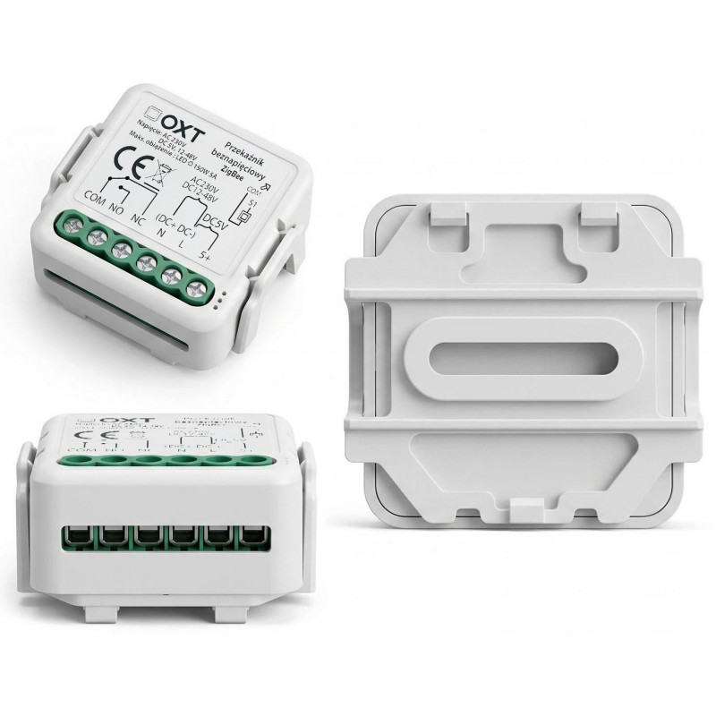 OXT T250DC Mini ZigBee Tuya Relaismodul, potentialfrei, AC 230 V / DC 5 V / 12-48 V