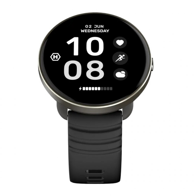 Hammer Ventus Smartwatch, GPS, 1,32 inch AMOLED, Schwarz