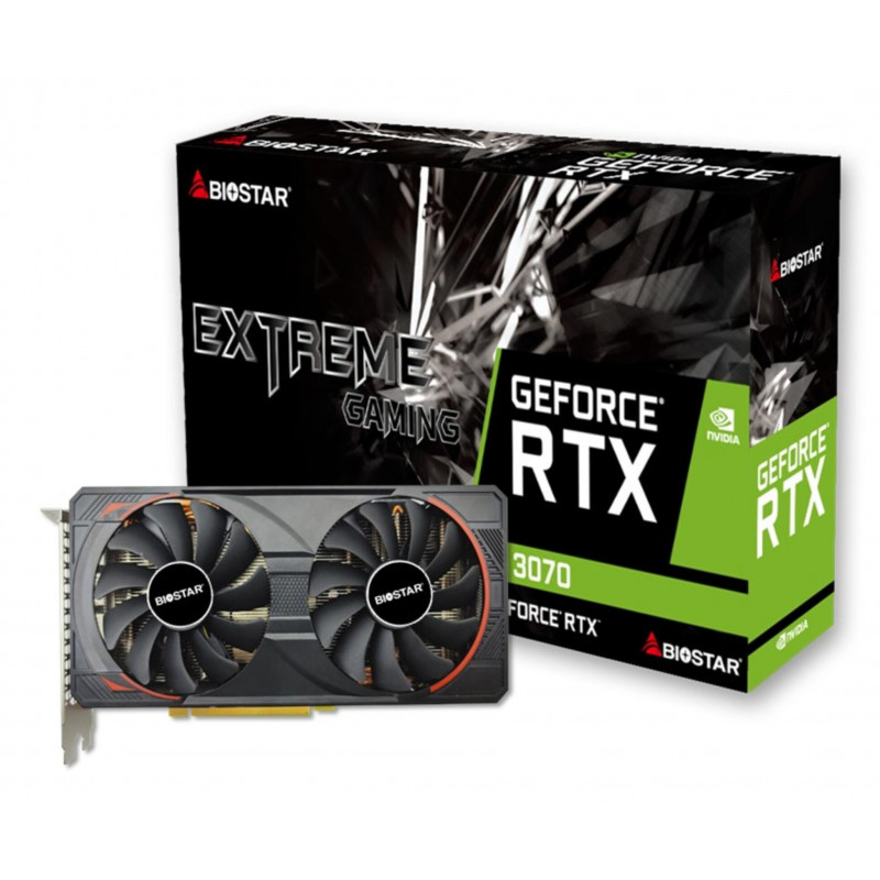 Biostar RTX 3070 8GB GDDR6 Grafikkarte VN3716RM82
