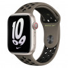 Apple Watch Nike Sportarmband 45mm – Olive Grey/Schwarz