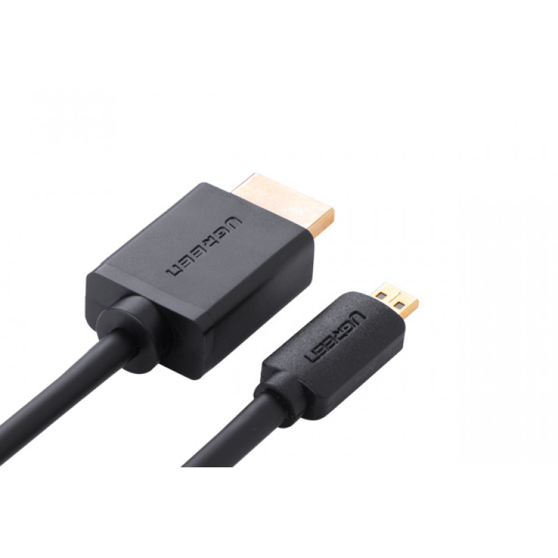 Ugreen Micro HDMI auf HDMI Kabel, 2 m, 4K, Schwarz