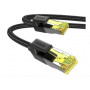 Ugreen NW150 Geflochtenes Cat7 F/FTP Patchkabel RJ45, 2 m, Schwarz