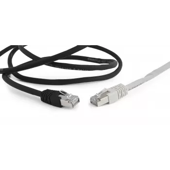 Gembird Cat6a S/FTP Patchkabel RJ45, 5 m, Schwarz, LSZH