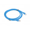 LANBERG Cat5e U/UTP Patchkabel RJ45, 2 m, Blau