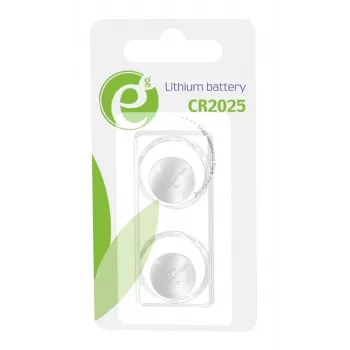 GEMBIRD EG-BA-CR2025-01 Energenie Batterie CR2025, 2 Stück, Blister, 3 V