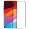 dbramante1928 eco-shield Hülle für Apple iPhone 15, Black Edge (transparent/schwarz)
