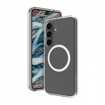 dbramante1928 Iceland Pro Qi2 Backcover für Samsung Galaxy S25+, MagSafe-kompatibel, transparent