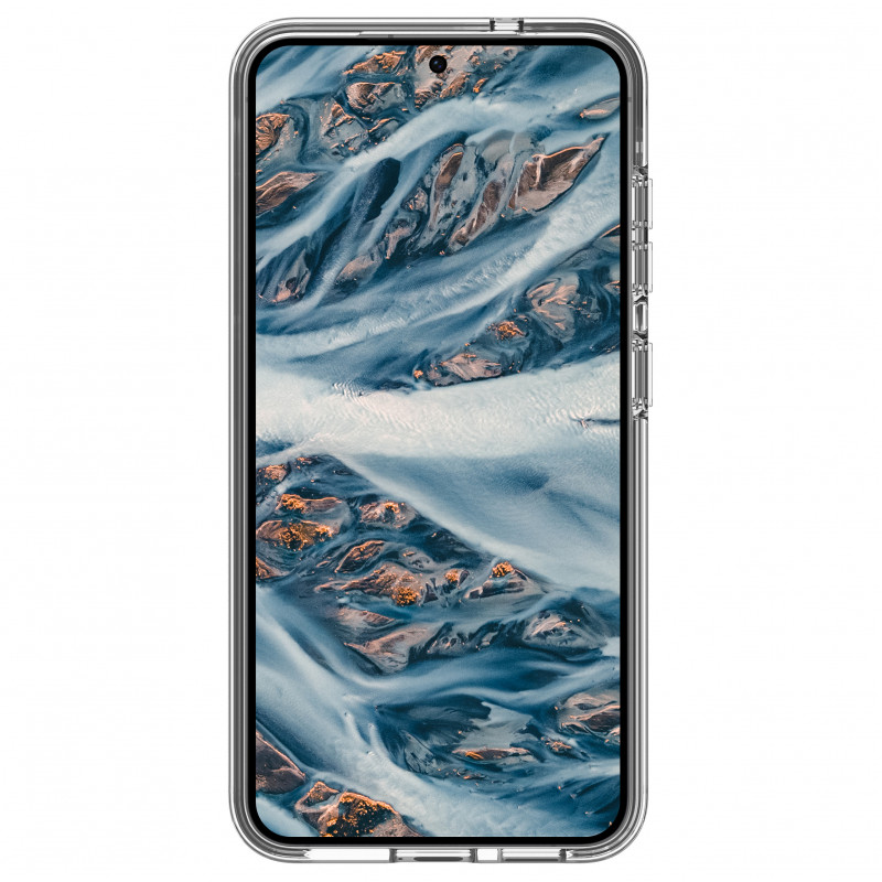dbramante1928 Iceland Pro Qi2 Backcover für Samsung Galaxy S25+, MagSafe-kompatibel, transparent