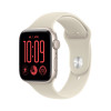 Apple Watch SE 3 GPS 44 mm Aluminiumgehäuse Polarstern mit Sportarmband Sand – S/M