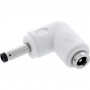InLine® DC-Adapter, 4,0 x 1,7 mm, Stecker/Buchse, gewinkelt, weiß