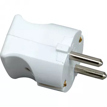 Kopp Schuko-Stecker, einteiliges Gehäuse, bis 3x1,5 mm², 16A, 250V~, IP20 (16731N)