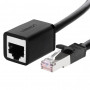 Ugreen Cat6 F/UTP Patchkabel RJ45, 0,5 m, Schwarz