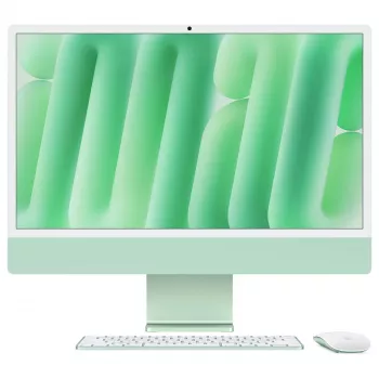Apple iMac 24 inch M4 (10-Core CPU, 10-Core GPU), 32GB, 2TB SSD, Grün, Magic Keyboard mit Touch ID und Ziffernblock (Deutsch), Magic Mouse, Gigabit-Ethernet