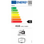 Hisense 75WH80GE 75 inch High-Brightness-Display für Schaufenster, 4K UHD, 4000 cd/m², 24/7, Android