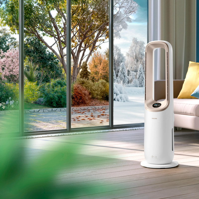 Philips Air Performer 8000 Serie AMF870/16 3-in-1 Luftreiniger mit Ventilator- und Heizfunktion