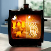 Philips 3000 Serie HD2823/80 Multikocher mit Deckel, 8 L