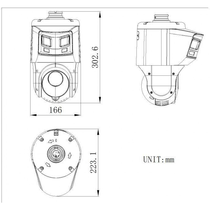 Hikvision DS-2SE4C225MWG-E/26(F0) IP-Überwachungskamera